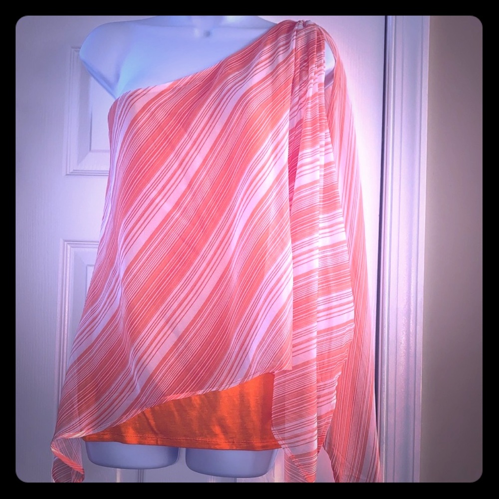 NWT New York & Company Women’s One Shoulder Shirt
